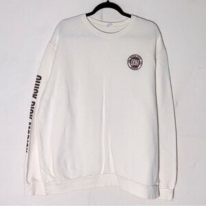 Jerico Cream Bamboo Quick Dick McDick Crew Neck Sweatshirt XXL